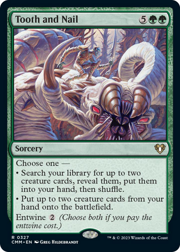 Tooth and Nail [Commander Masters] | Fandemonia Ltd