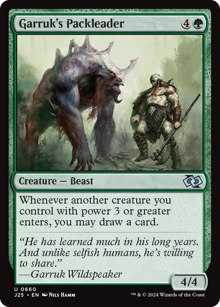 Garruk's Packleader [Foundations Jumpstart] | Fandemonia Ltd