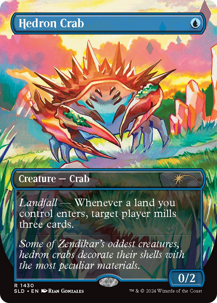 Hedron Crab (Rainbow Foil) [Secret Lair Drop Series] | Fandemonia Ltd