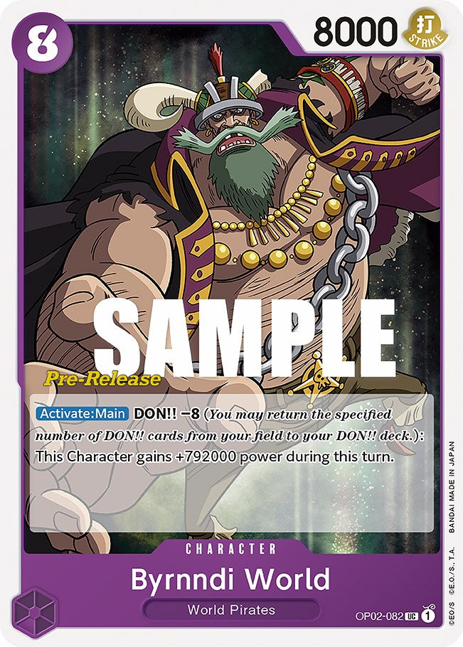 Byrnndi World [Paramount War Pre-Release Cards] | Fandemonia Ltd