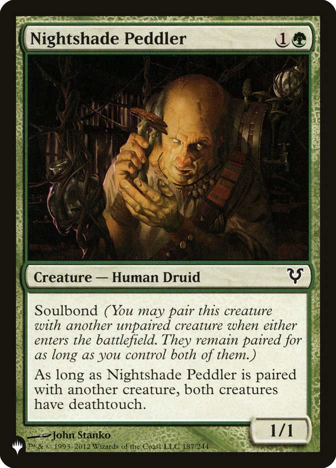 Nightshade Peddler [The List] | Fandemonia Ltd