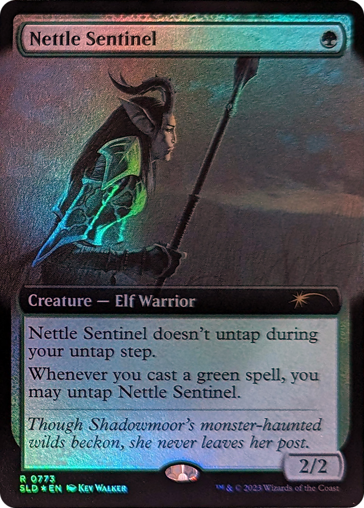 Nettle Sentinel (Extended Art) [Secret Lair Drop Series] | Fandemonia Ltd
