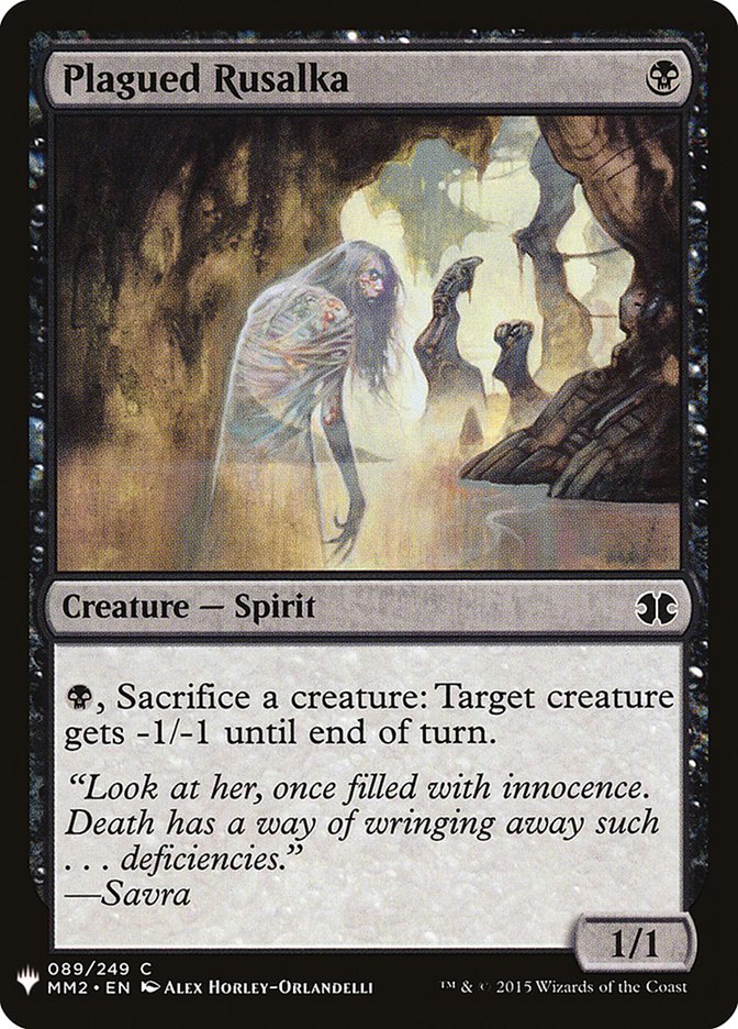 Plagued Rusalka [Mystery Booster] | Fandemonia Ltd
