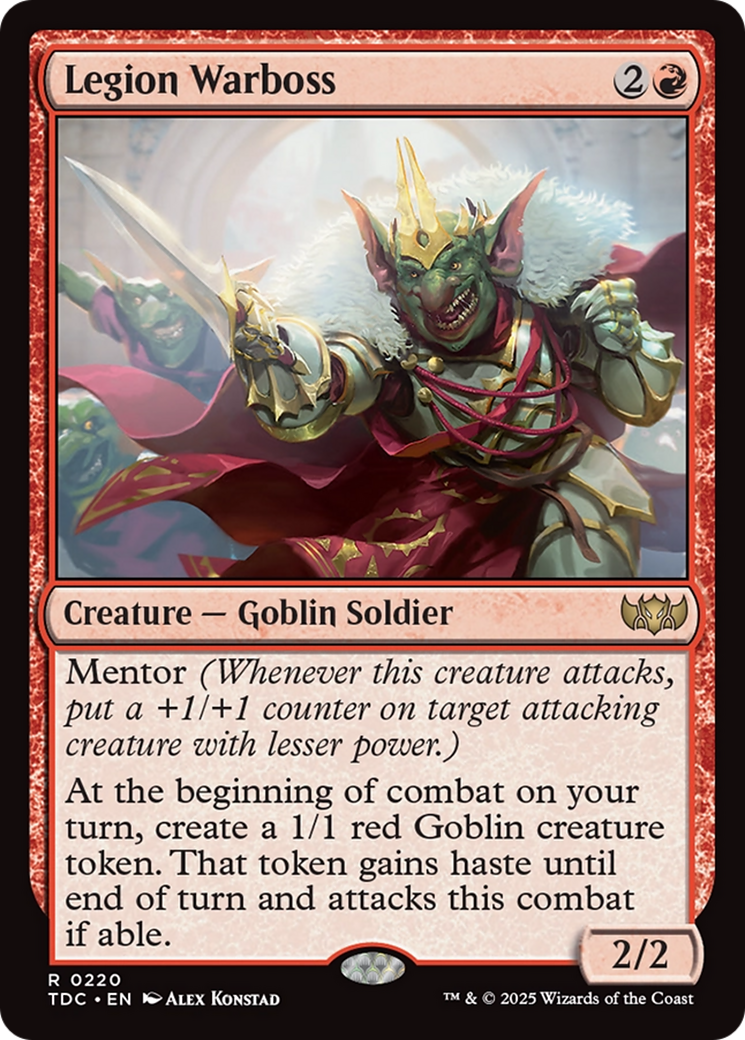 Legion Warboss [Tarkir: Dragonstorm Commander] | Fandemonia Ltd