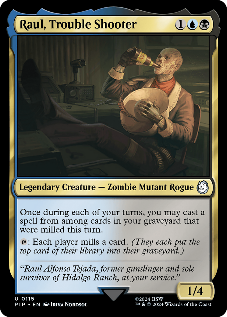 Raul, Trouble Shooter [Fallout] | Fandemonia Ltd