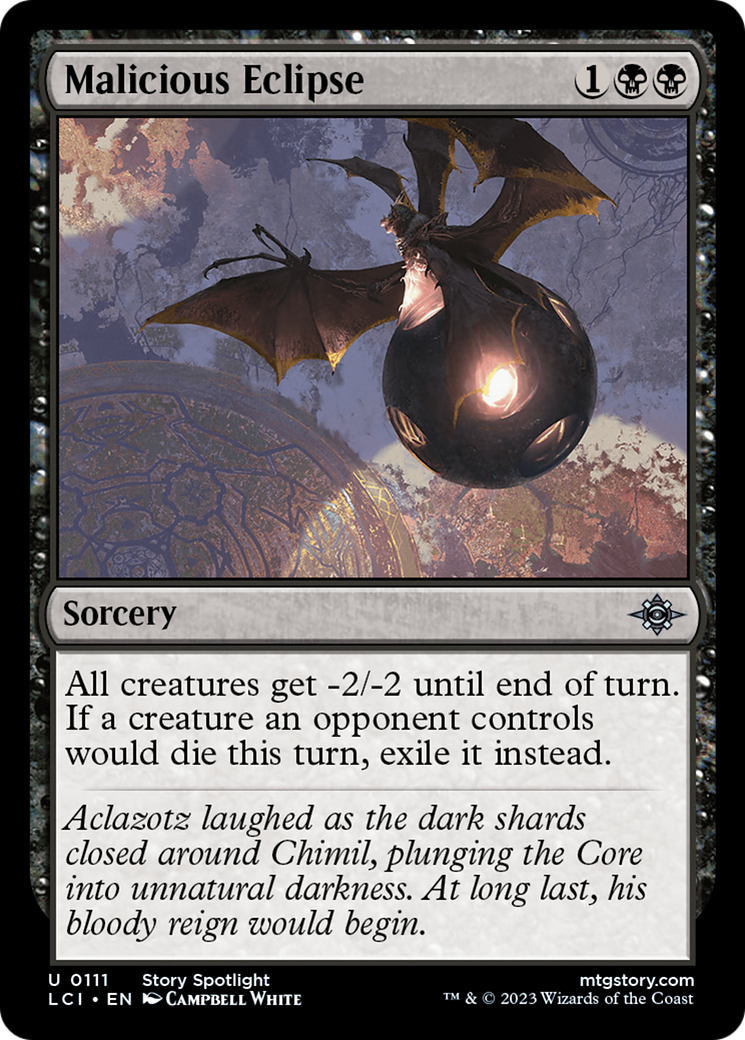 Malicious Eclipse [The Lost Caverns of Ixalan] | Fandemonia Ltd