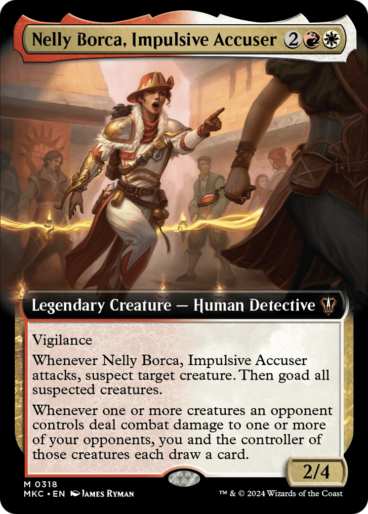 Nelly Borca, Impulsive Accuser (Extended Art) [Murders at Karlov Manor Commander] | Fandemonia Ltd