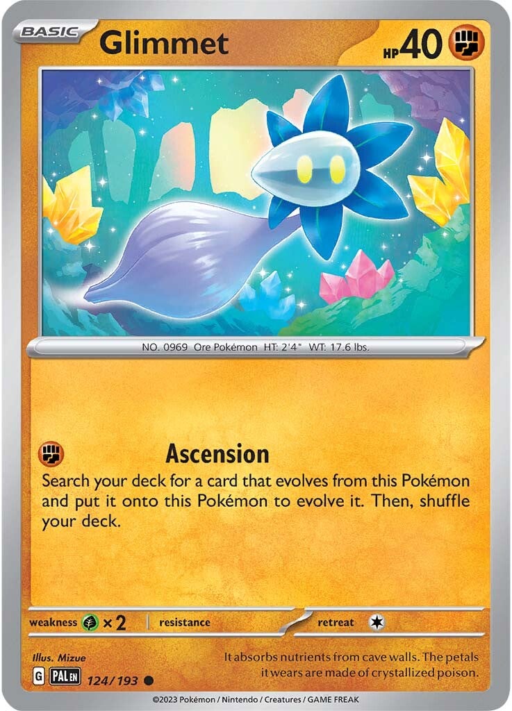 Glimmet (124/193) [Scarlet & Violet: Paldea Evolved] | Fandemonia Ltd