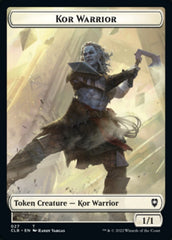 Kor Warrior // Treasure Double-Sided Token [Commander Legends: Battle for Baldur's Gate Tokens] | Fandemonia Ltd