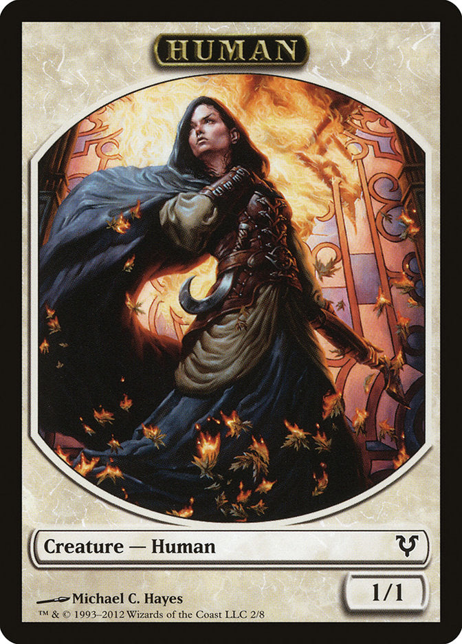 Human Token (2/8) [Avacyn Restored Tokens] | Fandemonia Ltd