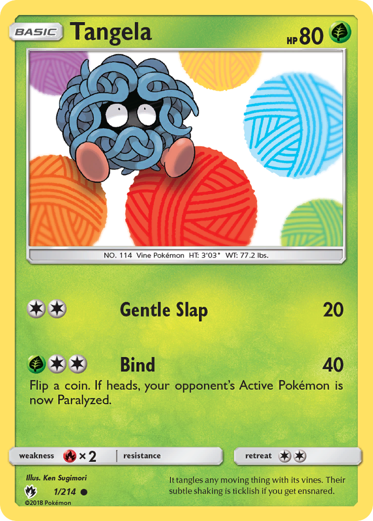 Tangela (1/214) [Sun & Moon: Lost Thunder] | Fandemonia Ltd