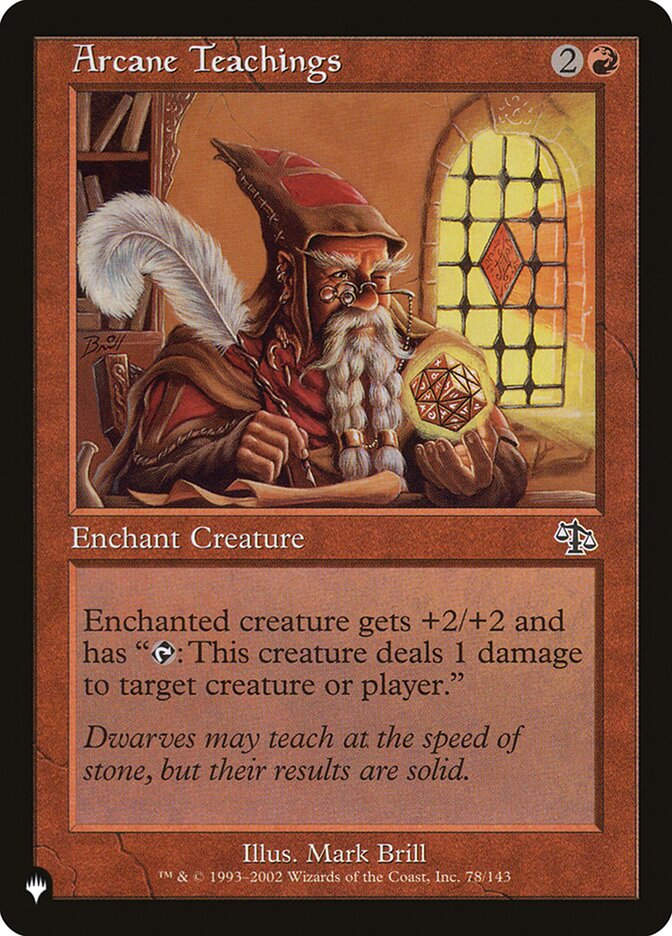 Arcane Teachings [The List] | Fandemonia Ltd