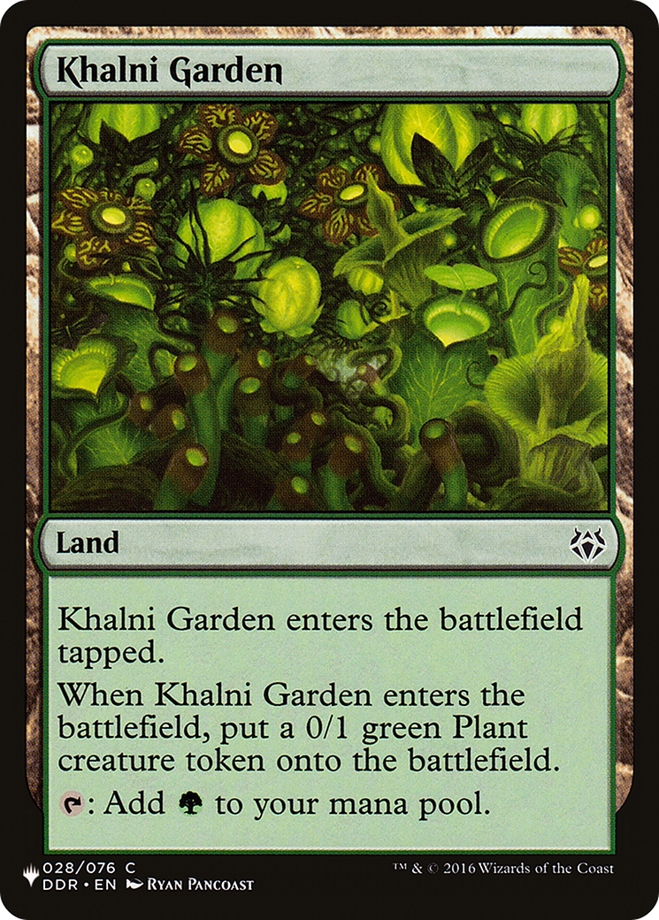 Khalni Garden [The List] | Fandemonia Ltd