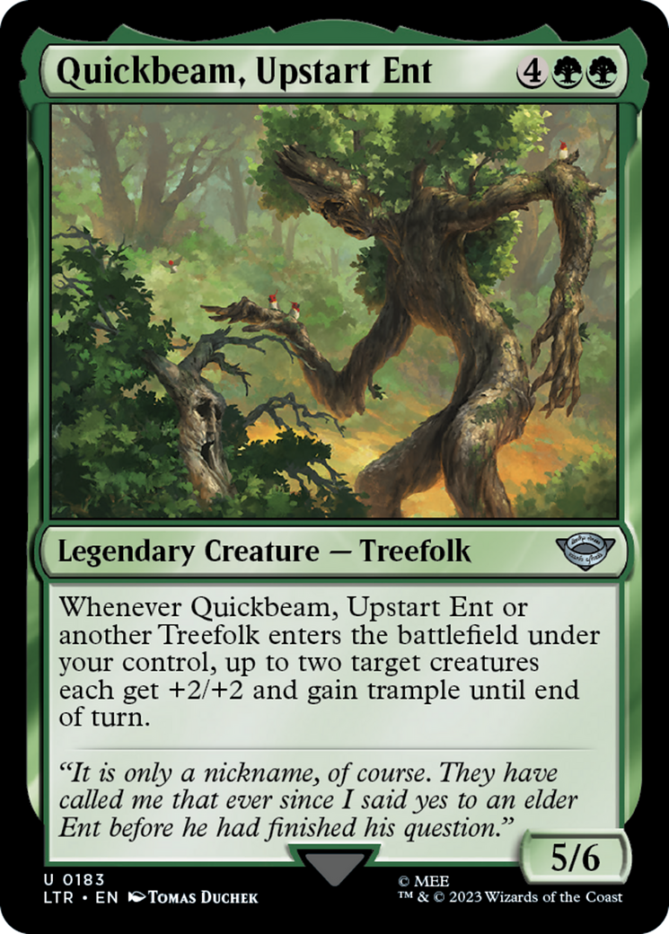 Quickbeam, Upstart Ent [The Lord of the Rings: Tales of Middle-Earth] | Fandemonia Ltd