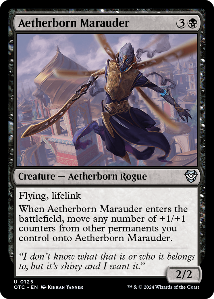 Aetherborn Marauder [Outlaws of Thunder Junction Commander] | Fandemonia Ltd