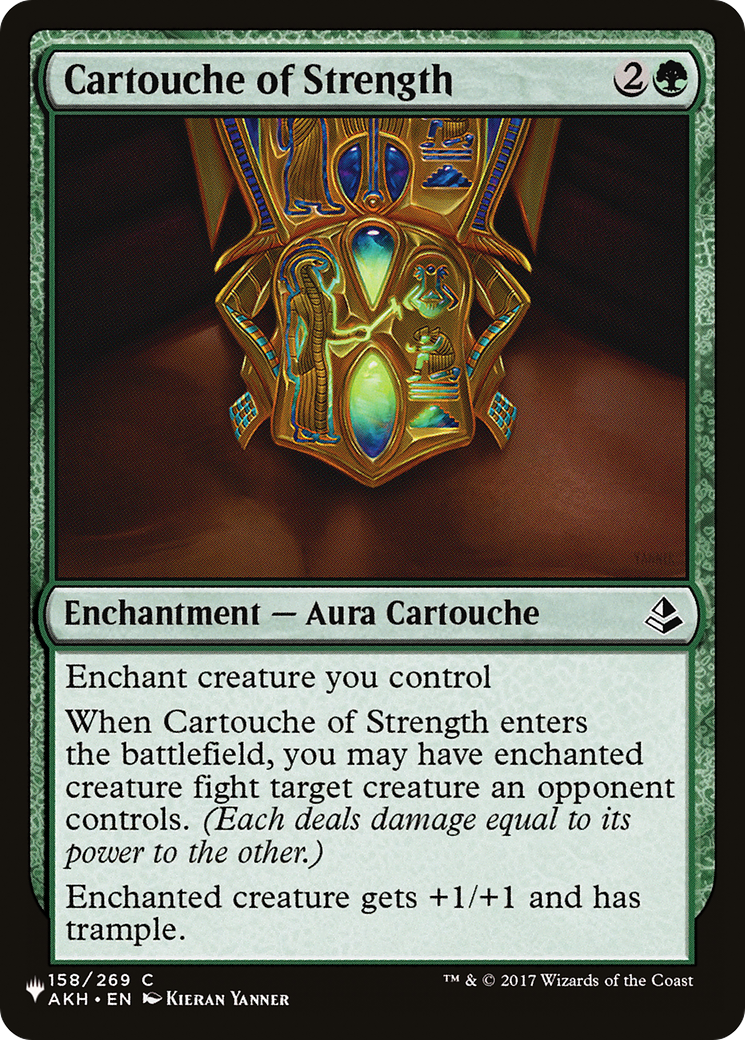 Cartouche of Strength [The List] | Fandemonia Ltd