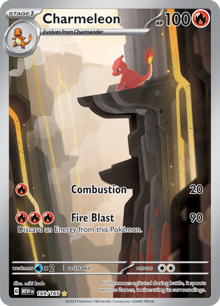 Charmeleon (169/165) [Scarlet & Violet 151] | Fandemonia Ltd