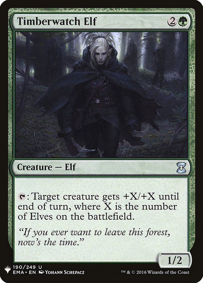 Timberwatch Elf [Mystery Booster] | Fandemonia Ltd