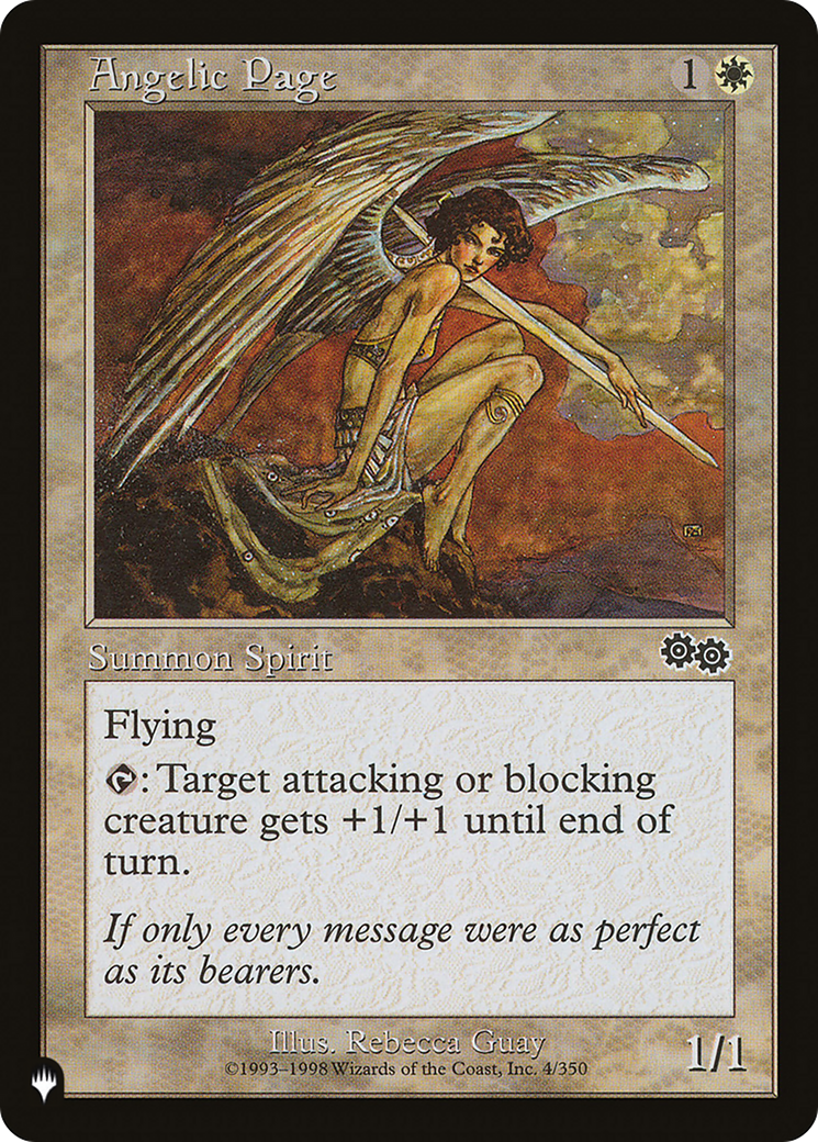 Angelic Page [The List] | Fandemonia Ltd