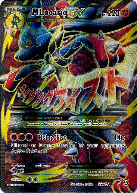 M Lucario EX (55a/111) (Alternate Art Promo) [XY: Furious Fists] | Fandemonia Ltd