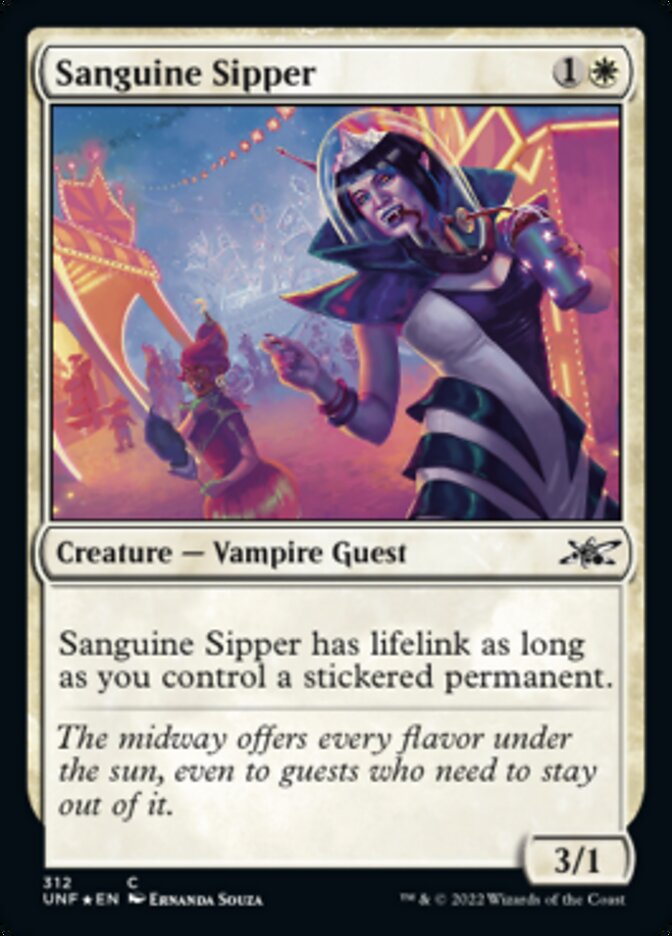 Sanguine Sipper (Galaxy Foil) [Unfinity] | Fandemonia Ltd