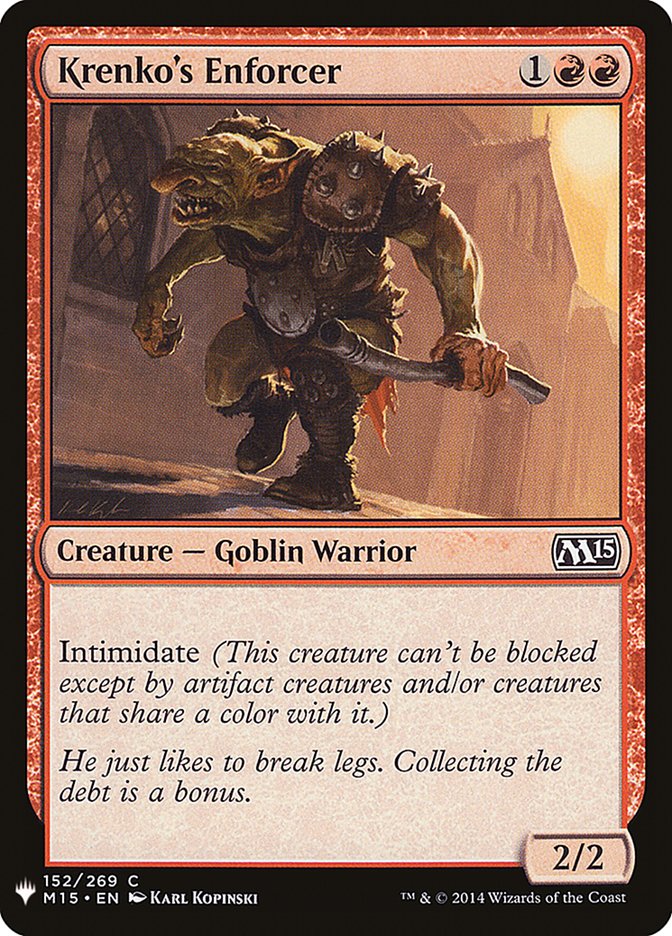 Krenko's Enforcer [Mystery Booster] | Fandemonia Ltd