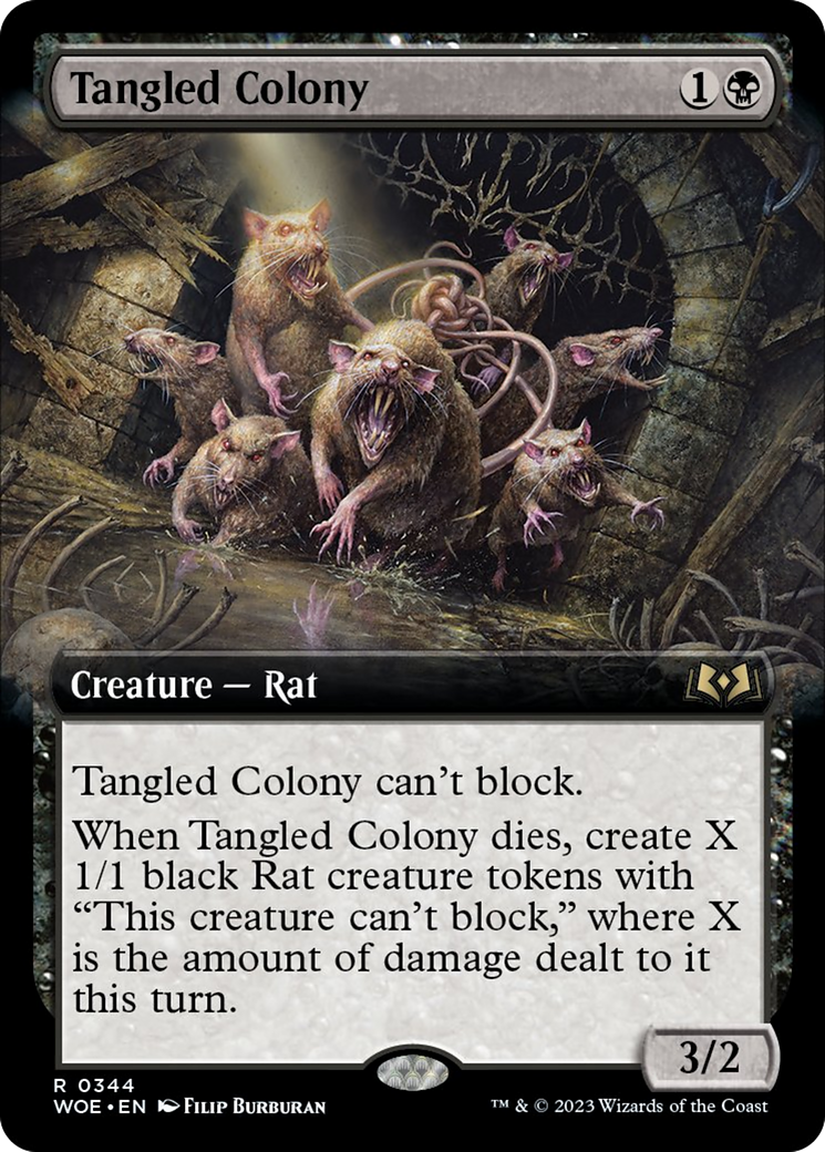 Tangled Colony (Extended Art) [Wilds of Eldraine] | Fandemonia Ltd