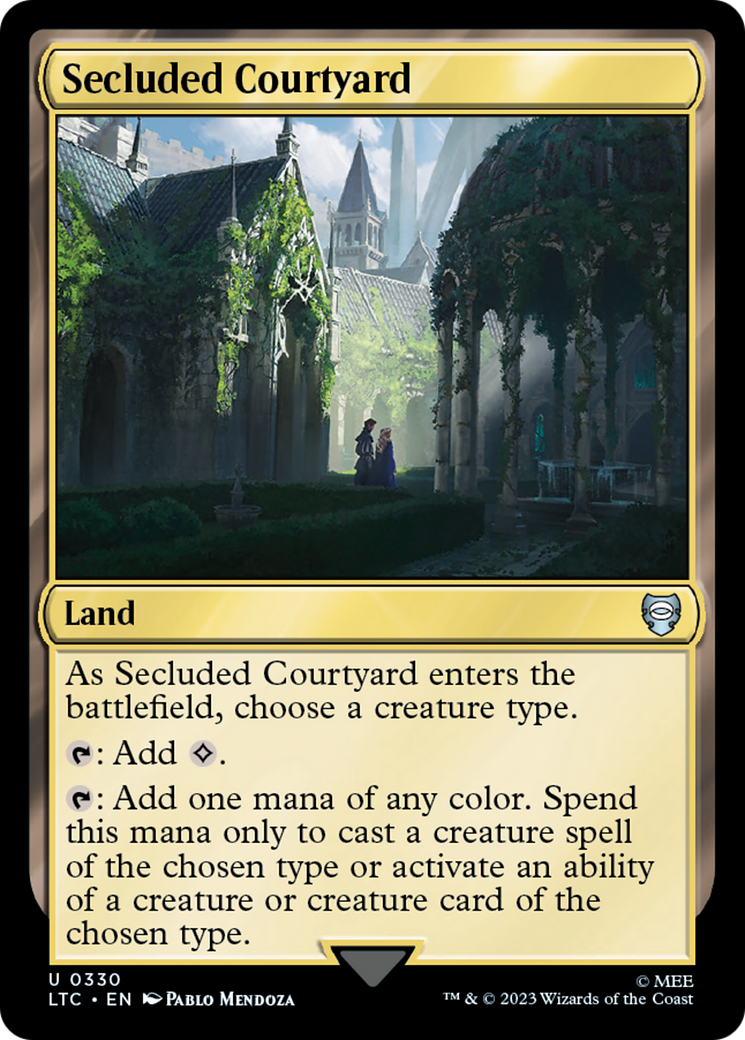 Secluded Courtyard [The Lord of the Rings: Tales of Middle-Earth Commander] | Fandemonia Ltd