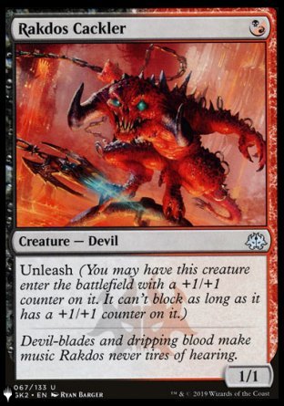 Rakdos Cackler [The List] | Fandemonia Ltd