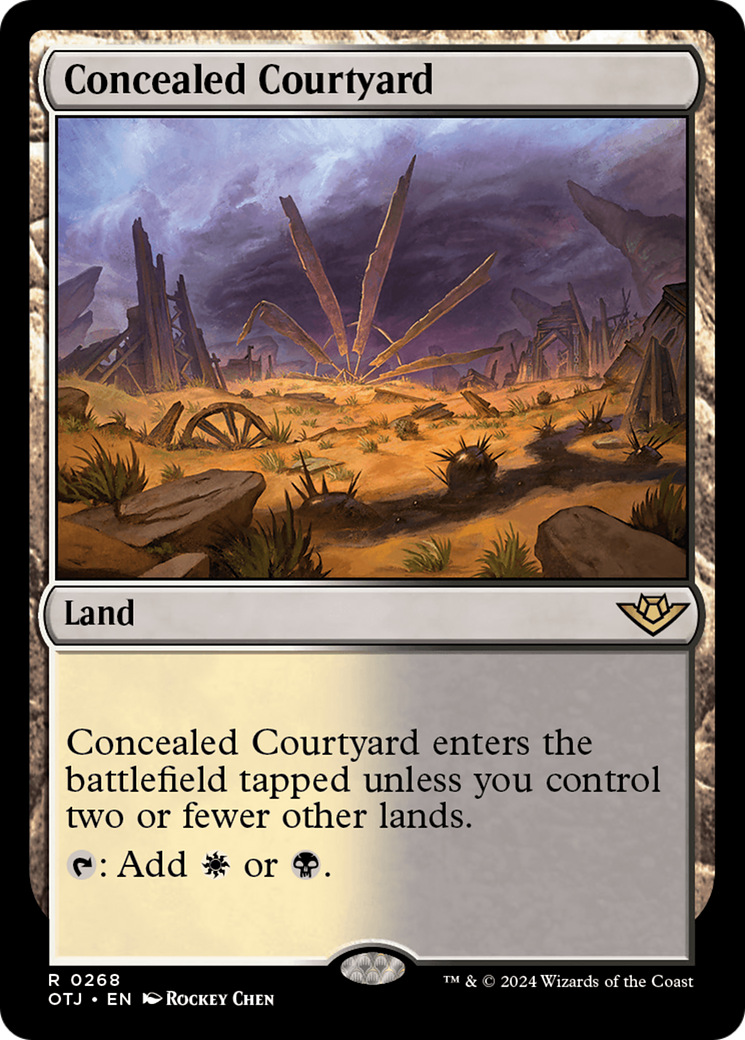 Concealed Courtyard [Outlaws of Thunder Junction] | Fandemonia Ltd