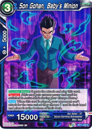 Son Gohan, Baby's Minion (BT11-035) [Vermilion Bloodline] | Fandemonia Ltd