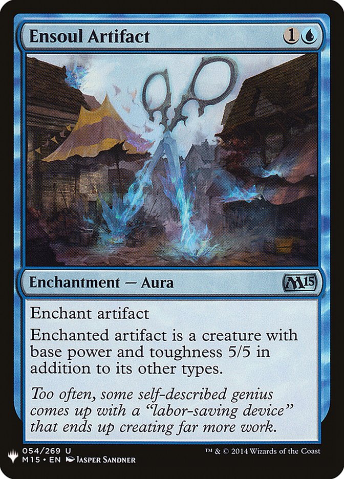 Ensoul Artifact [Mystery Booster] | Fandemonia Ltd