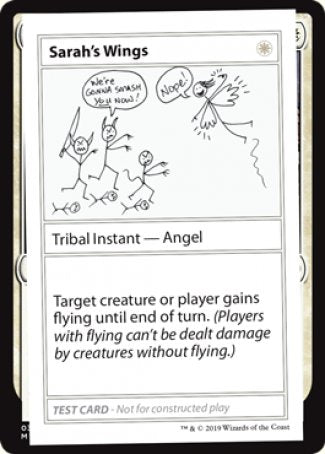 Sarah's Wings (2021 Edition) [Mystery Booster Playtest Cards] | Fandemonia Ltd