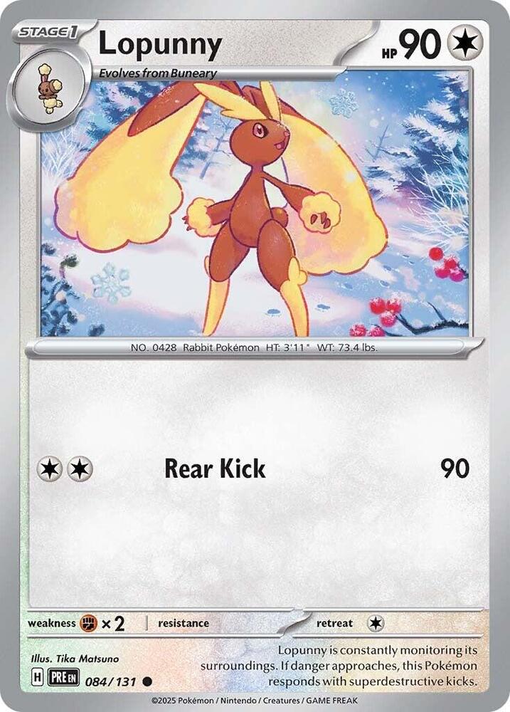 Lopunny (084/131) [Scarlet & Violet: Prismatic Evolutions] | Fandemonia Ltd