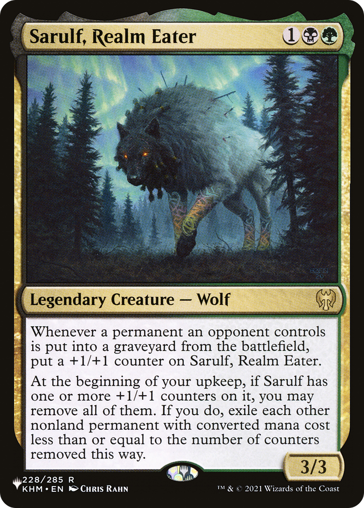 Sarulf, Realm Eater [The List] | Fandemonia Ltd