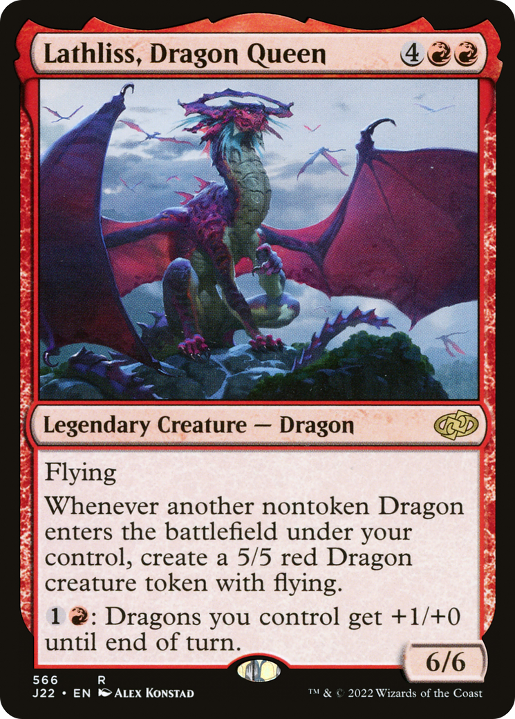 Lathliss, Dragon Queen [Jumpstart 2022] | Fandemonia Ltd