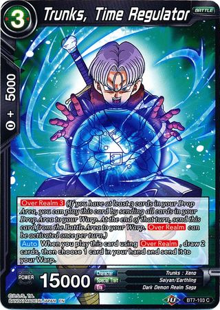 Trunks, Time Regulator (BT7-103) [Assault of the Saiyans] | Fandemonia Ltd