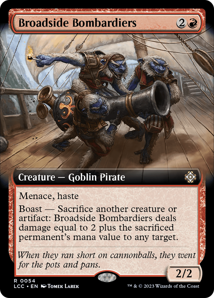 Broadside Bombardiers (Extended Art) [The Lost Caverns of Ixalan Commander] | Fandemonia Ltd