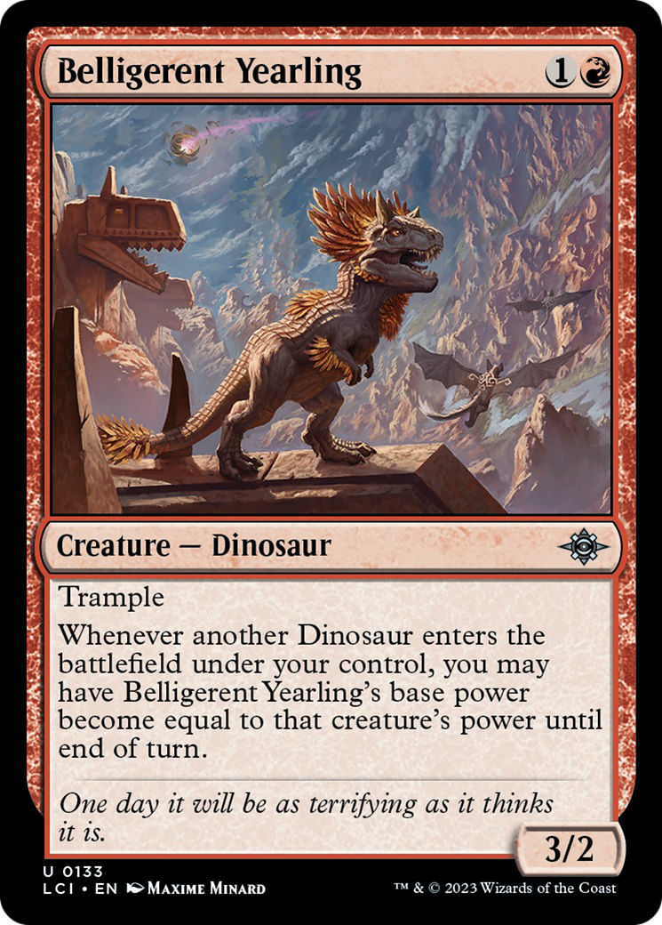 Belligerent Yearling [The Lost Caverns of Ixalan] | Fandemonia Ltd