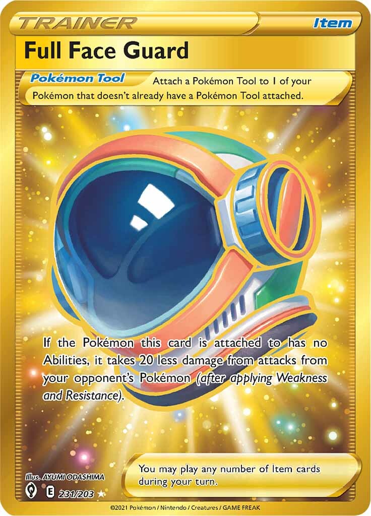 Full Face Guard (231/203) [Sword & Shield: Evolving Skies] | Fandemonia Ltd