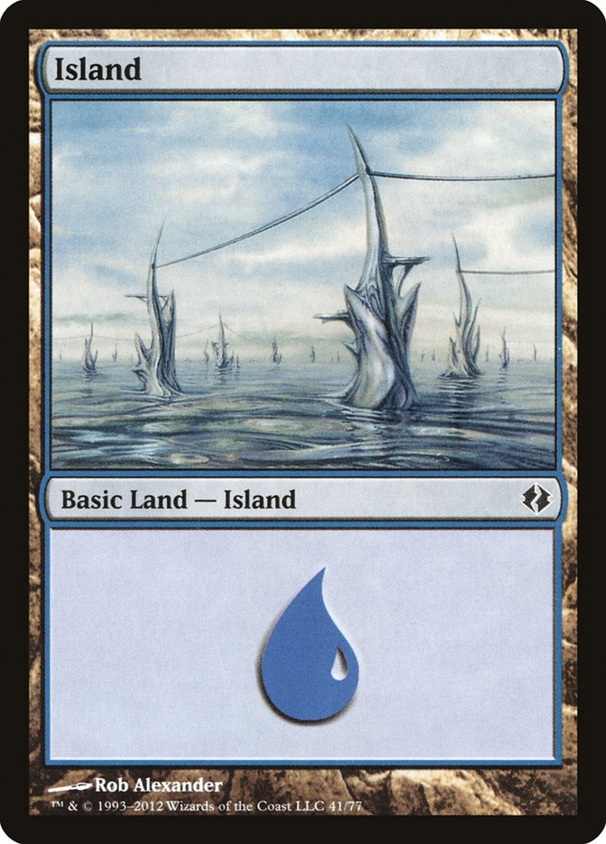 Island (41) [Duel Decks: Venser vs. Koth] | Fandemonia Ltd