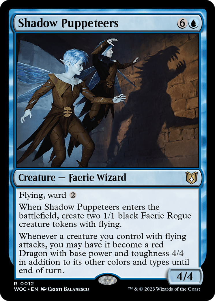 Shadow Puppeteers [Wilds of Eldraine Commander] | Fandemonia Ltd