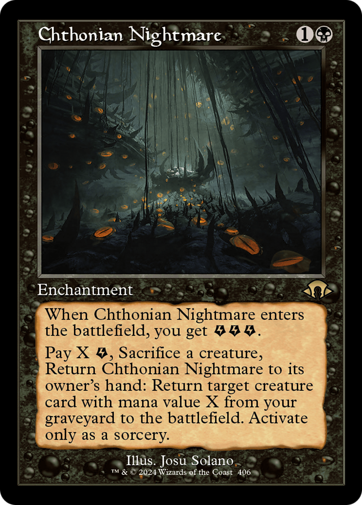 Chthonian Nightmare (Retro) [Modern Horizons 3] | Fandemonia Ltd
