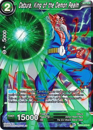 Dabura, King of the Demon Realm (BT11-073) [Vermilion Bloodline 2nd Edition] | Fandemonia Ltd