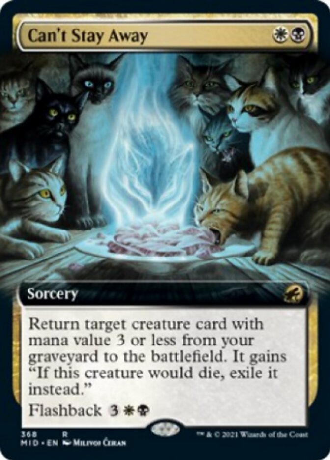 Can't Stay Away (Extended Art) [Innistrad: Midnight Hunt] | Fandemonia Ltd