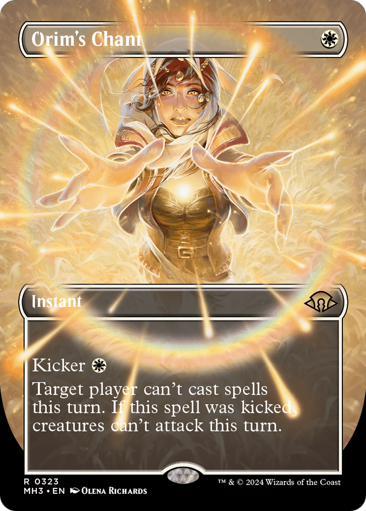 Orim's Chant (Borderless) [Modern Horizons 3] | Fandemonia Ltd