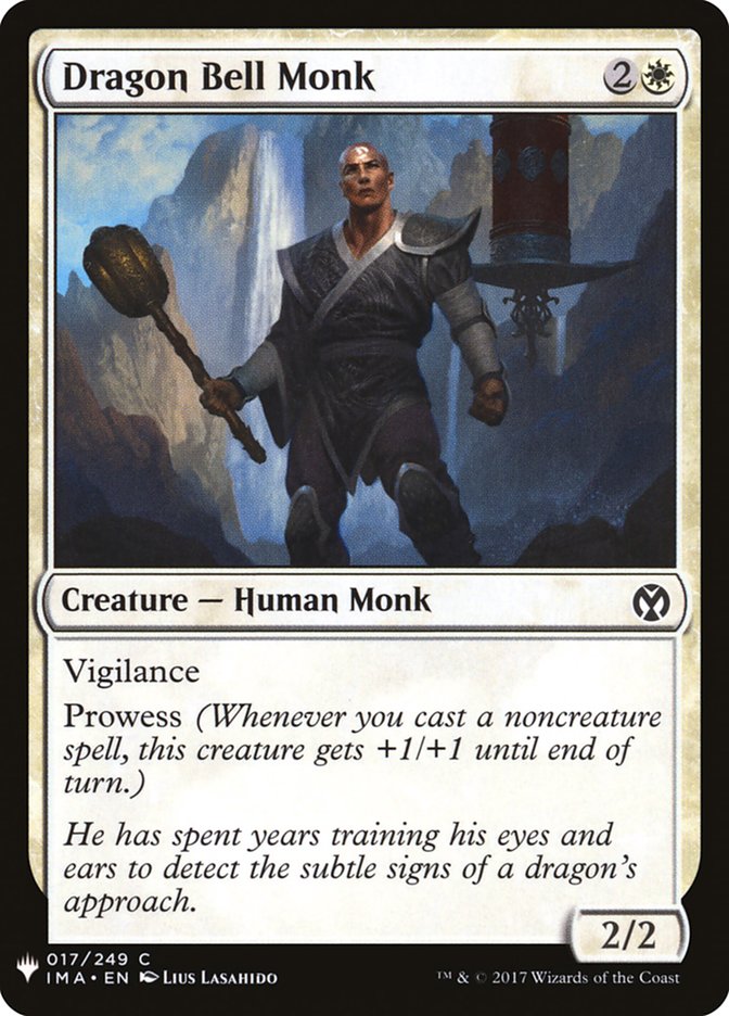 Dragon Bell Monk [Mystery Booster] | Fandemonia Ltd