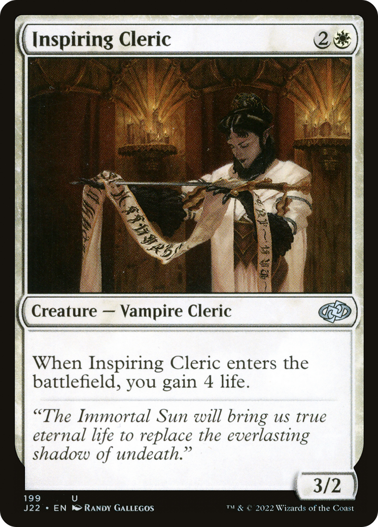 Inspiring Cleric [Jumpstart 2022] | Fandemonia Ltd