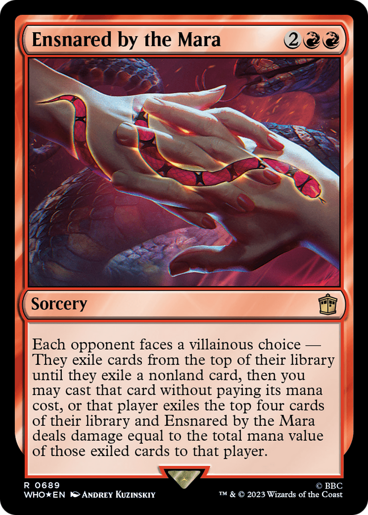 Ensnared by the Mara (Surge Foil) [Doctor Who] | Fandemonia Ltd