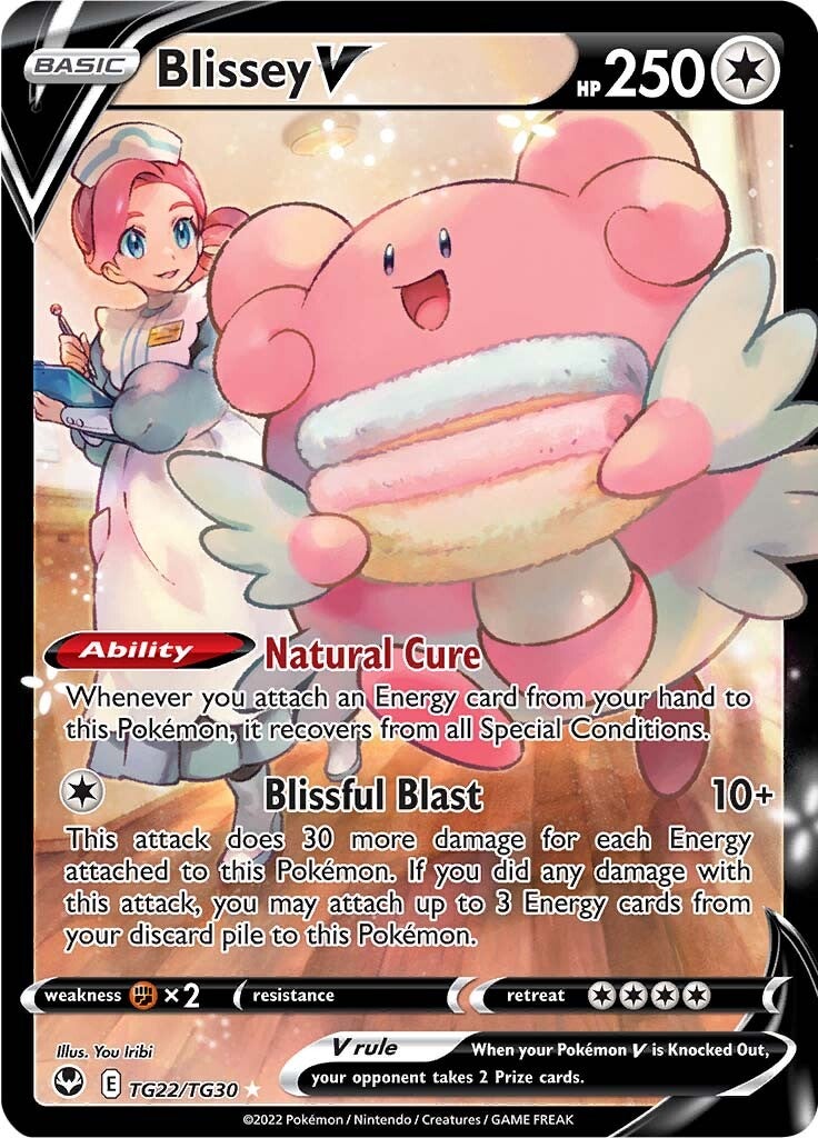 Blissey V (TG22/TG30) [Sword & Shield: Silver Tempest] | Fandemonia Ltd